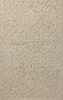 The Prudence PRU-01 Sage / Ivory Area Rug pairs calming sage and refined ivory tones and floral patterns in a hand-tufted wool and cotton area rug