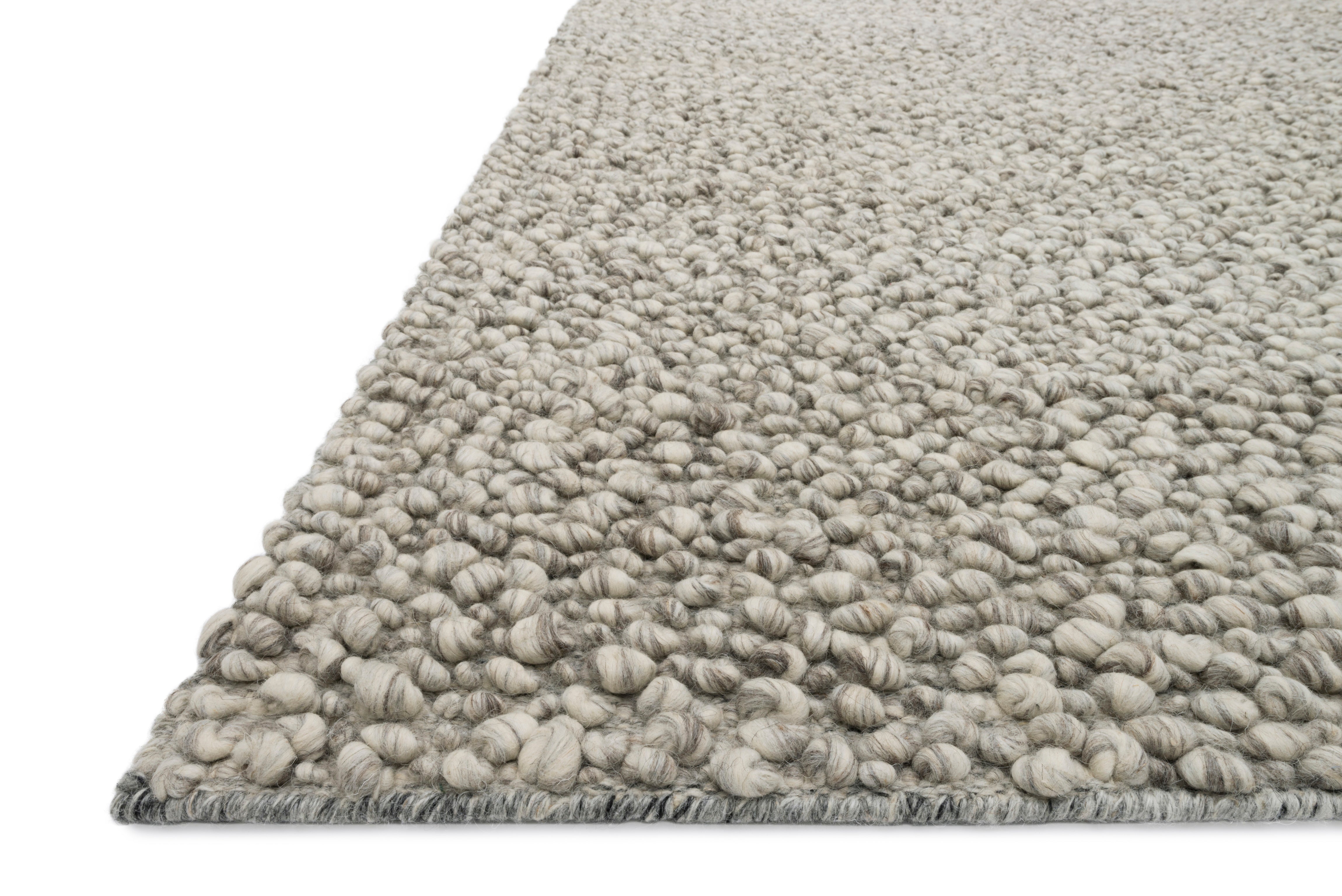 Quarry QU-01 Stone Area Rug, earthy tone, hand-woven, refined texture