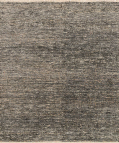 Hand-knotted Quinn QN-01 Grey Area Rug, natural jute and cotton, GoodWeave certified, sustainable, blends with contemporary and Scandinavian décor