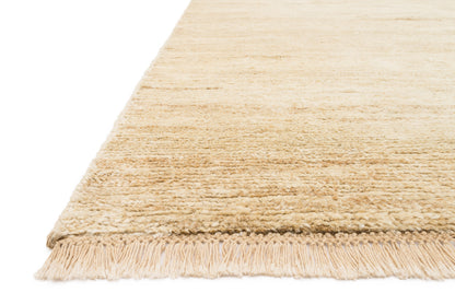 Hand-knotted Quinn QN-01 Ivory Area Rug, sustainable jute and cotton, GoodWeave certified, brightens modern and coastal spaces, artisan-crafted