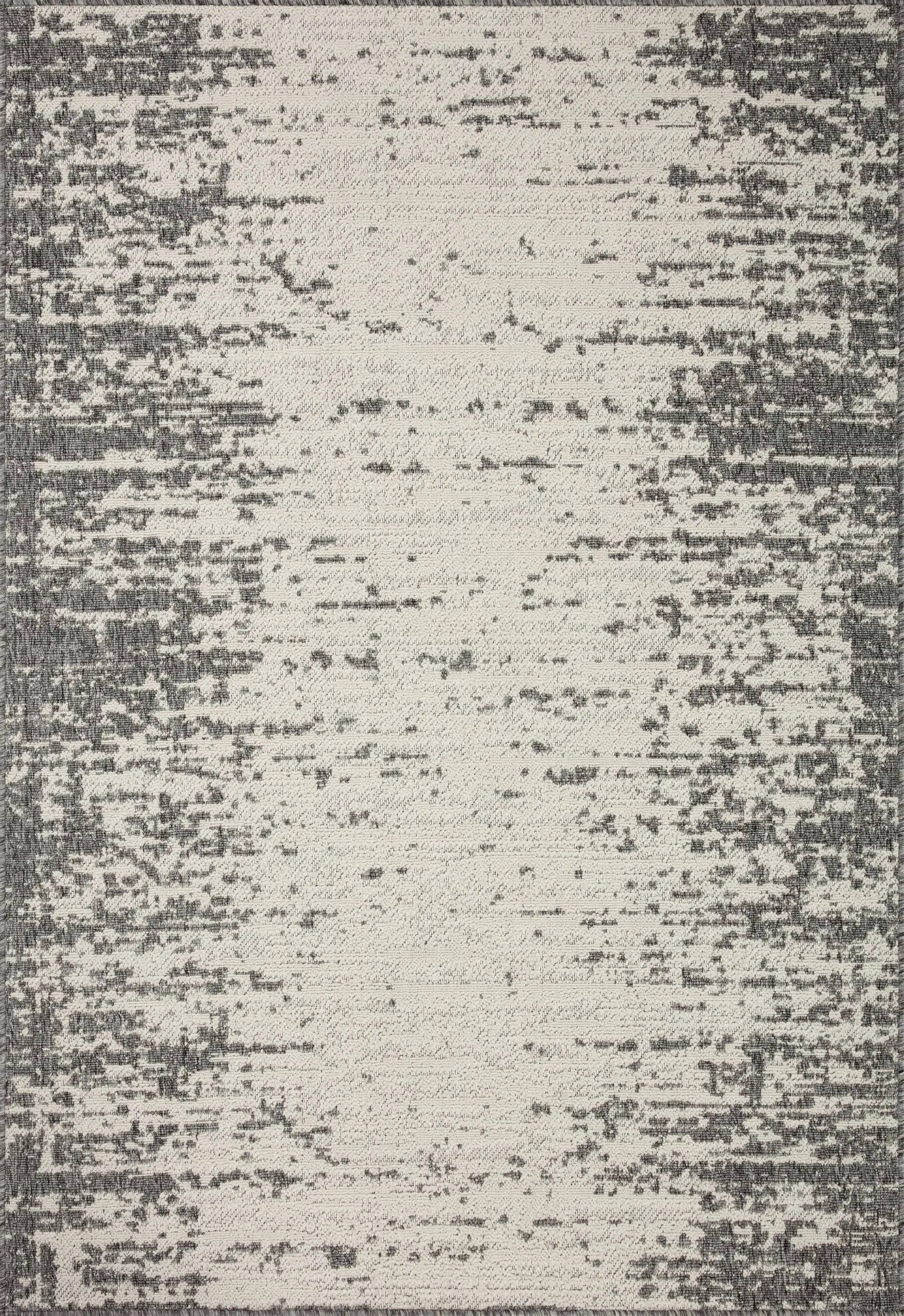 Rainier RAI-01 Ivory / Grey Area Rug by Loloi