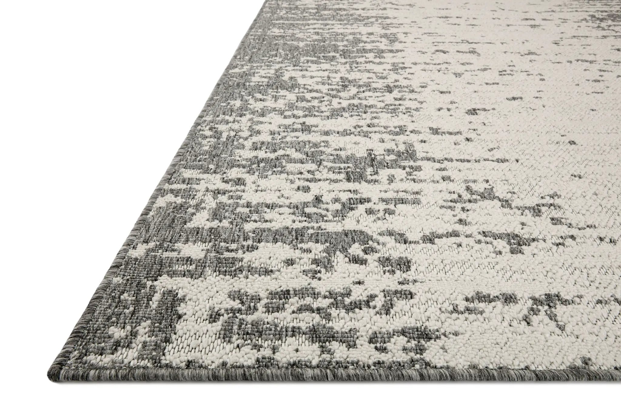 Rainier RAI-01 Ivory / Grey Area Rug by Loloi