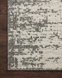  Rainier RAI-01 Ivory and grey contemporary indoor outdoor area rug, power-loomed polypropylene, weather-resistant