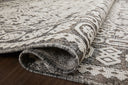  Rainier RAI-02 Pebble and ivory modern area rug, durable polypropylene, suitable for indoor and outdoor use