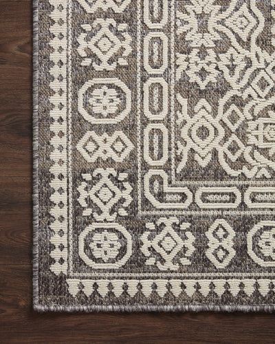  Rainier RAI-02 Pebble and ivory modern area rug, durable polypropylene, suitable for indoor and outdoor use