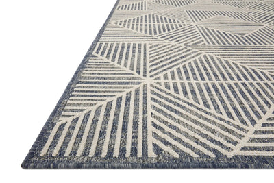 Rainier RAI-03 Denim / Ivory Area Rug by Loloi