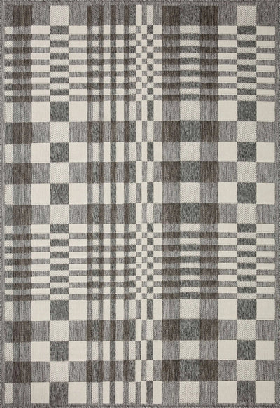Rainier RAI-04 Ivory / Pebble Area Rug by Loloi