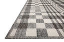  Rainier RAI-05 Denim and ivory contemporary area rug, robust polypropylene, suitable for indoor and outdoor environments