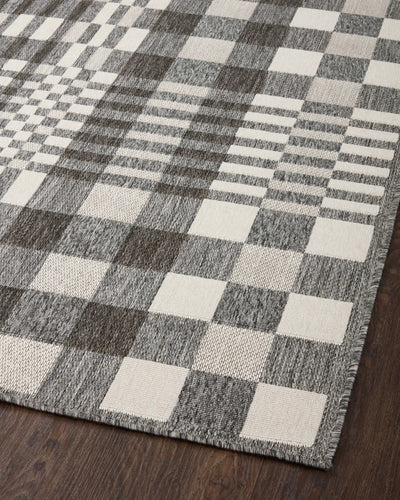 Rainier RAI-04 Ivory / Pebble Area Rug by Loloi