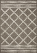  Rainier RAI-05 Natural and ivory modern indoor outdoor area rug, calming colors, weather-resistant polypropylene.