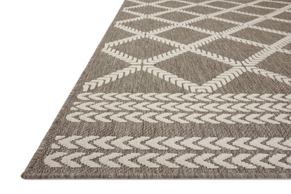  Rainier RAI-05 Natural and ivory modern indoor outdoor area rug, calming colors, weather-resistant polypropylene.