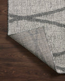  Rainier RAI-07 Dove and grey modern indoor outdoor area rug, soft neutral hues, durable polypropylene.