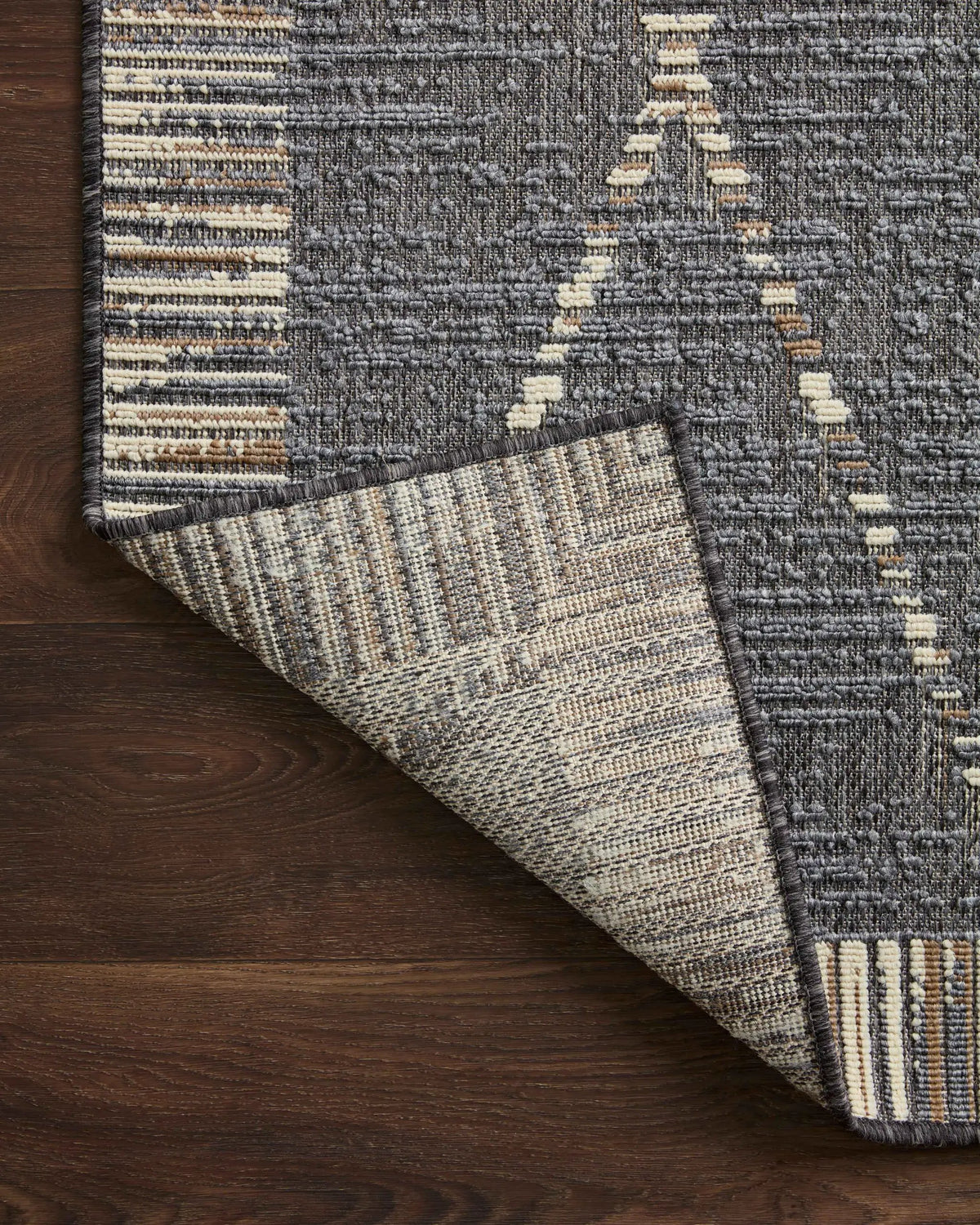 Rainier RAI-09 Slate / Multi Area Rug by Loloi