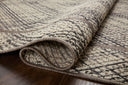 Rainier RAI-10 Ivory and charcoal modern indoor outdoor area rug, power-loomed, outdoor durable polypropylene