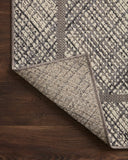  Rainier RAI-10 Ivory and charcoal modern indoor outdoor area rug, power-loomed, outdoor durable polypropylene