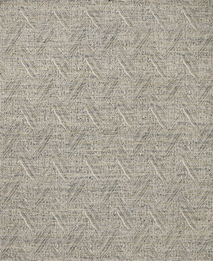 Raven RAV-01 Moss / Ivory Area Rug – Moss and ivory geometric rug, intricately handwoven from wool and cotton. Durable and GoodWeave certified for ethical sourcing.