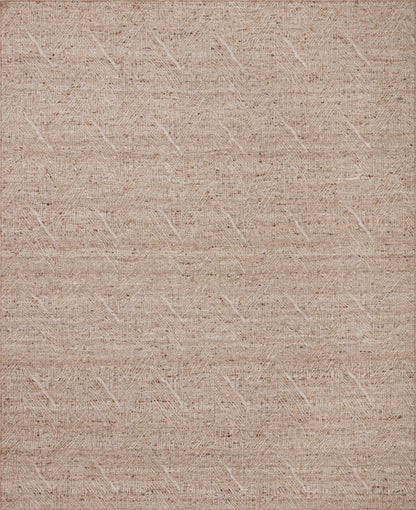 Raven RAV-01 Oatmeal / Natural Area Rug – Oatmeal and natural colored rug with sophisticated geometric design, handwoven from wool and cotton. Thick texture, GoodWeave certified.