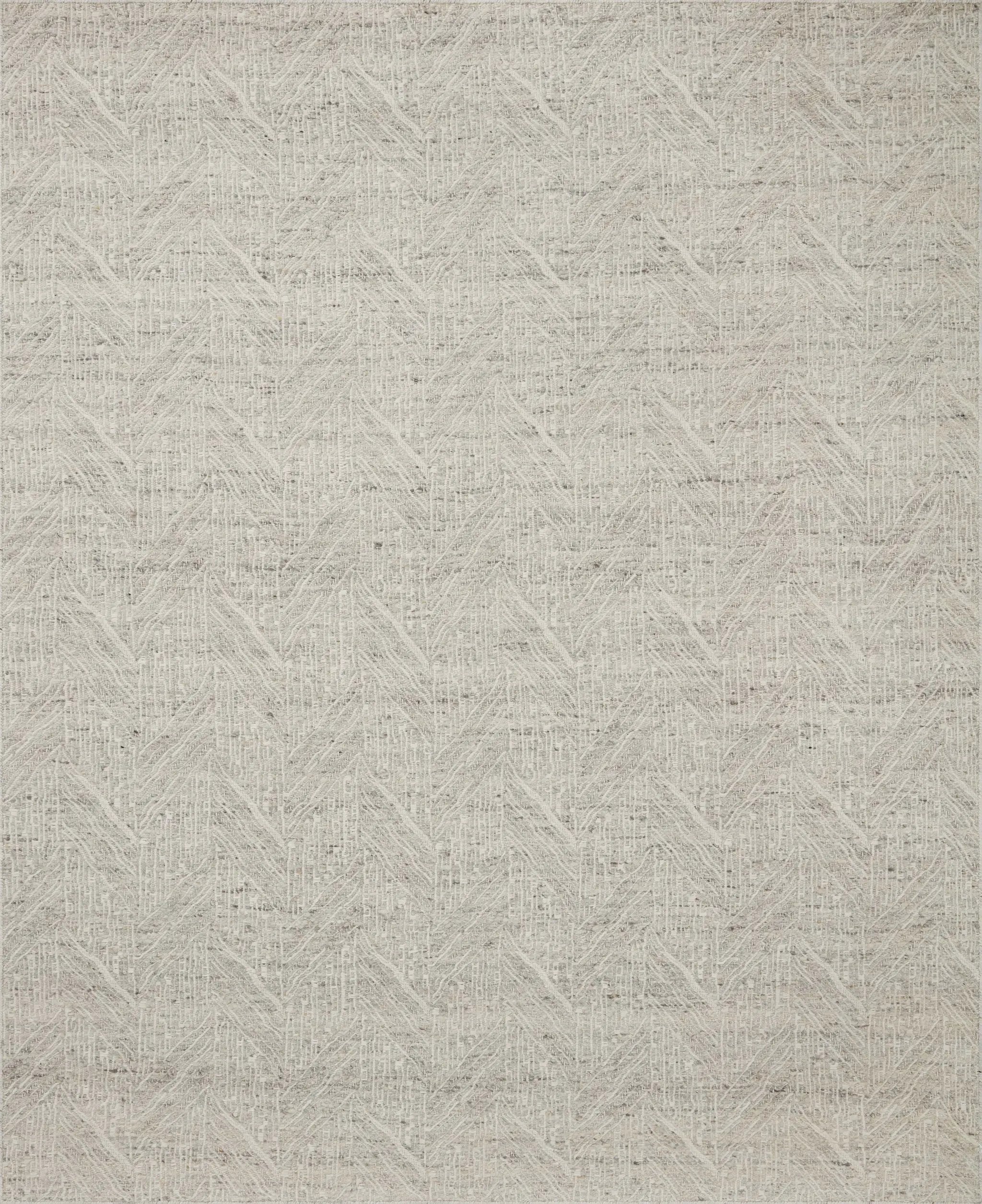 Raven RAV-01 Silver / Ivory Area Rug by Loloi