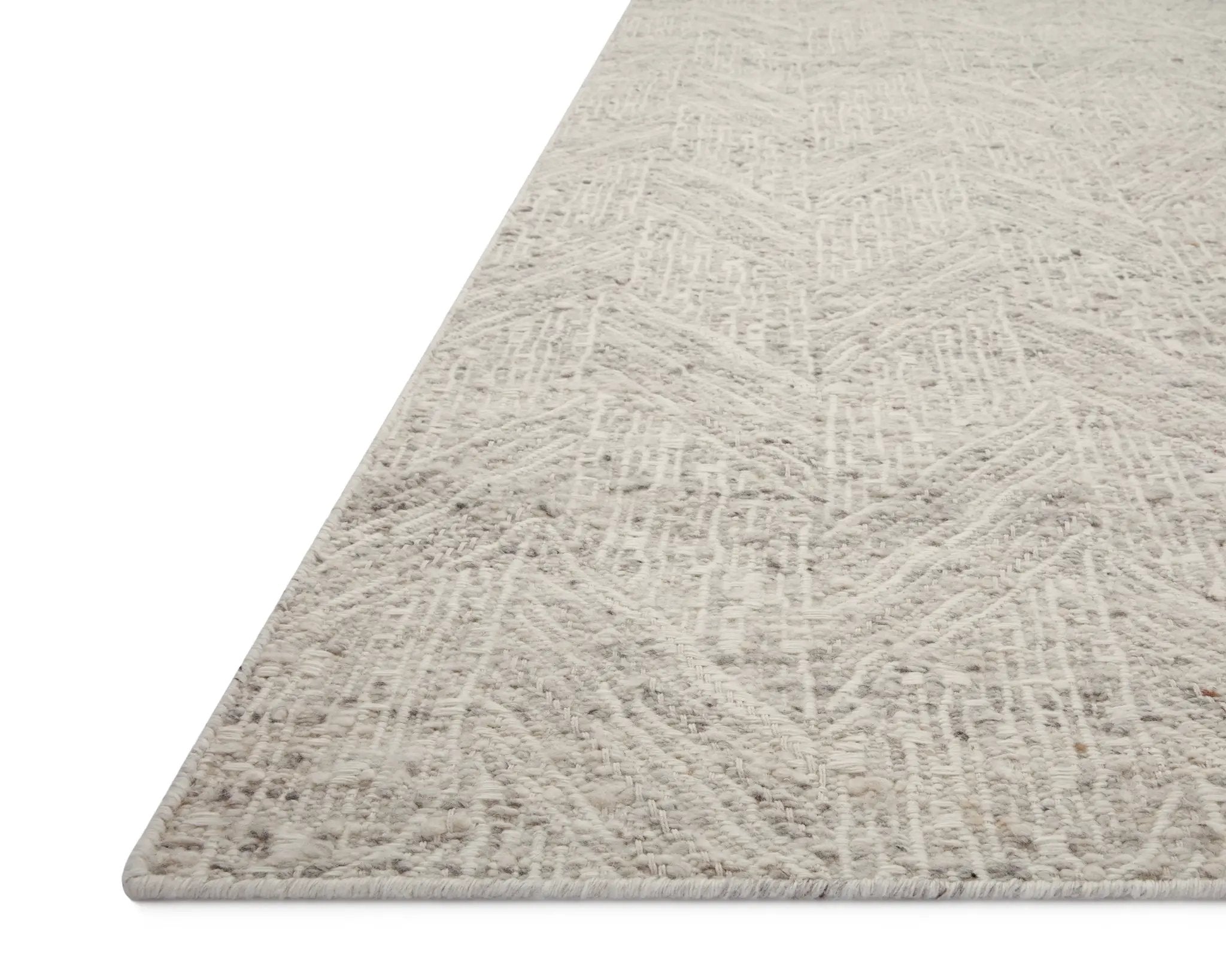 Raven RAV-01 Silver / Ivory Area Rug by Loloi