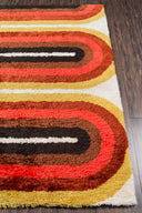 Retro Wave Area Rug