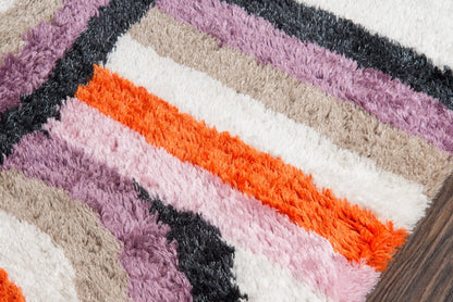Novogratz Retro RET-5 Lavender Area Rug by Momeni