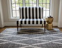 Erin Gates River RIV-1 Black Area Rug by Momeni