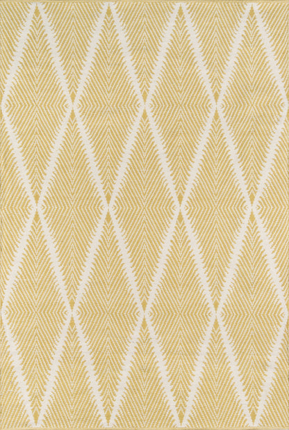 Erin Gates River RIV-1 Citron Area Rug by Momeni