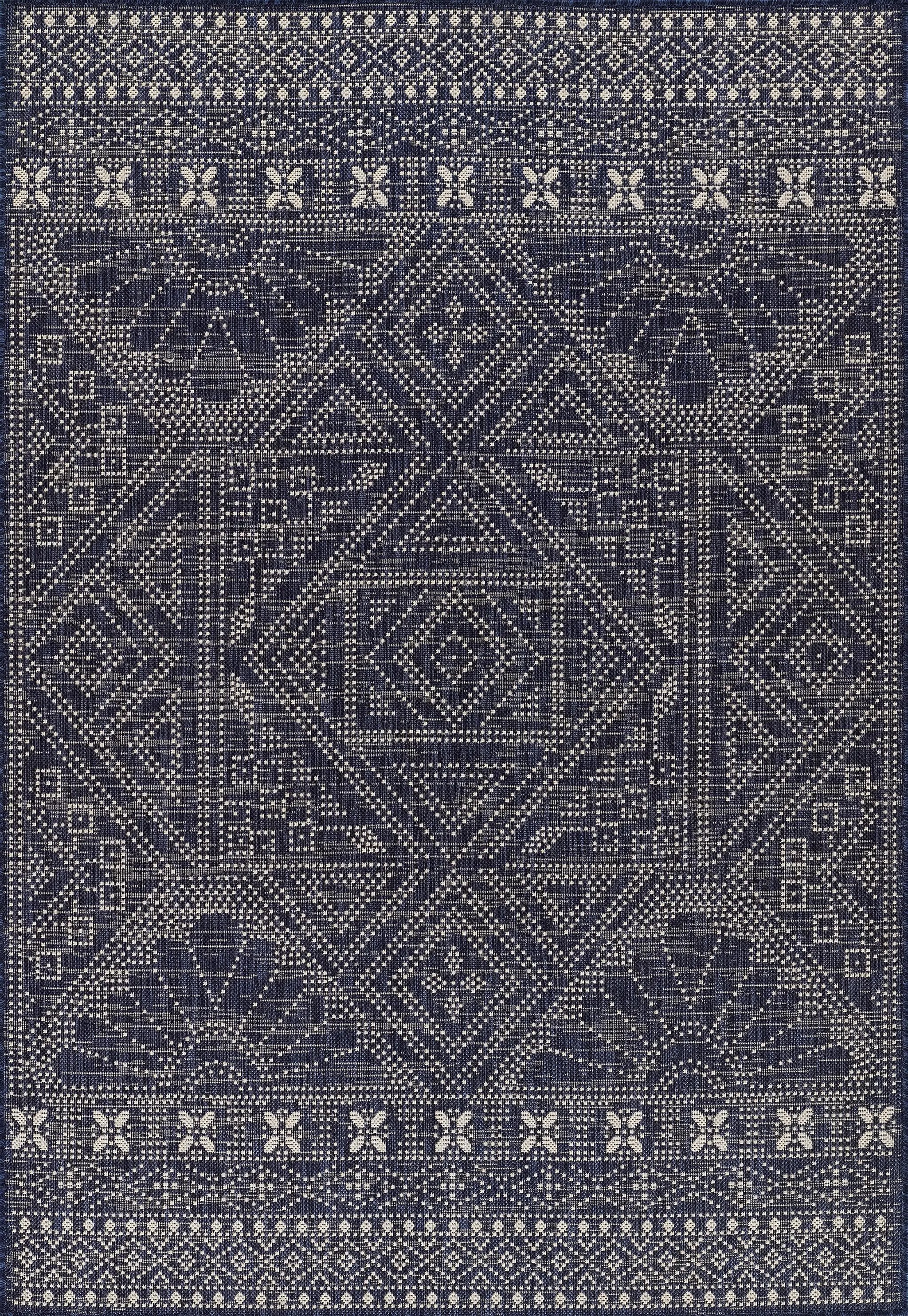 Riviera RV-03 Navy Area Rug by Momeni