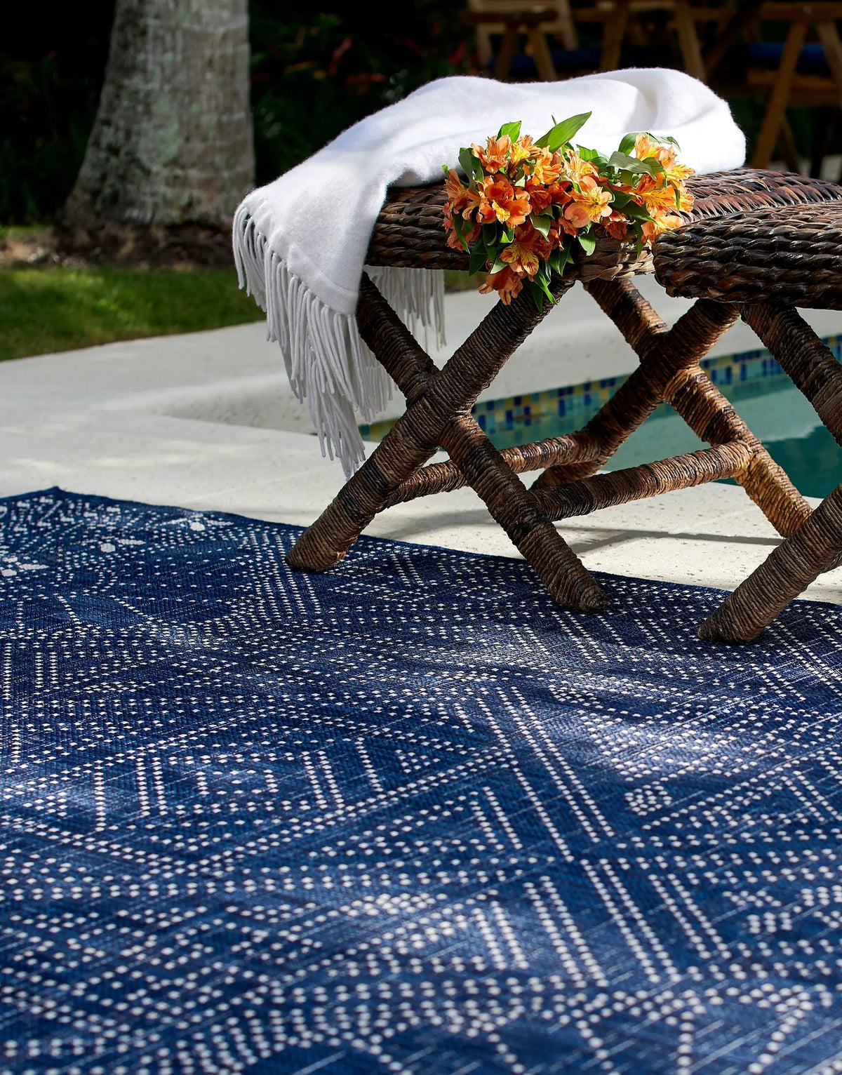 Riviera RV-03 Navy Area Rug by Momeni