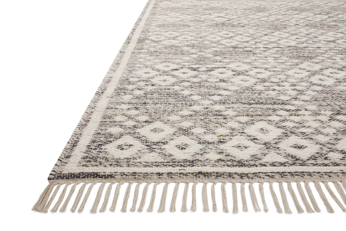 Rivers RIV-01 Denim / Ivory Area Rug by Angela Rose x Loloi