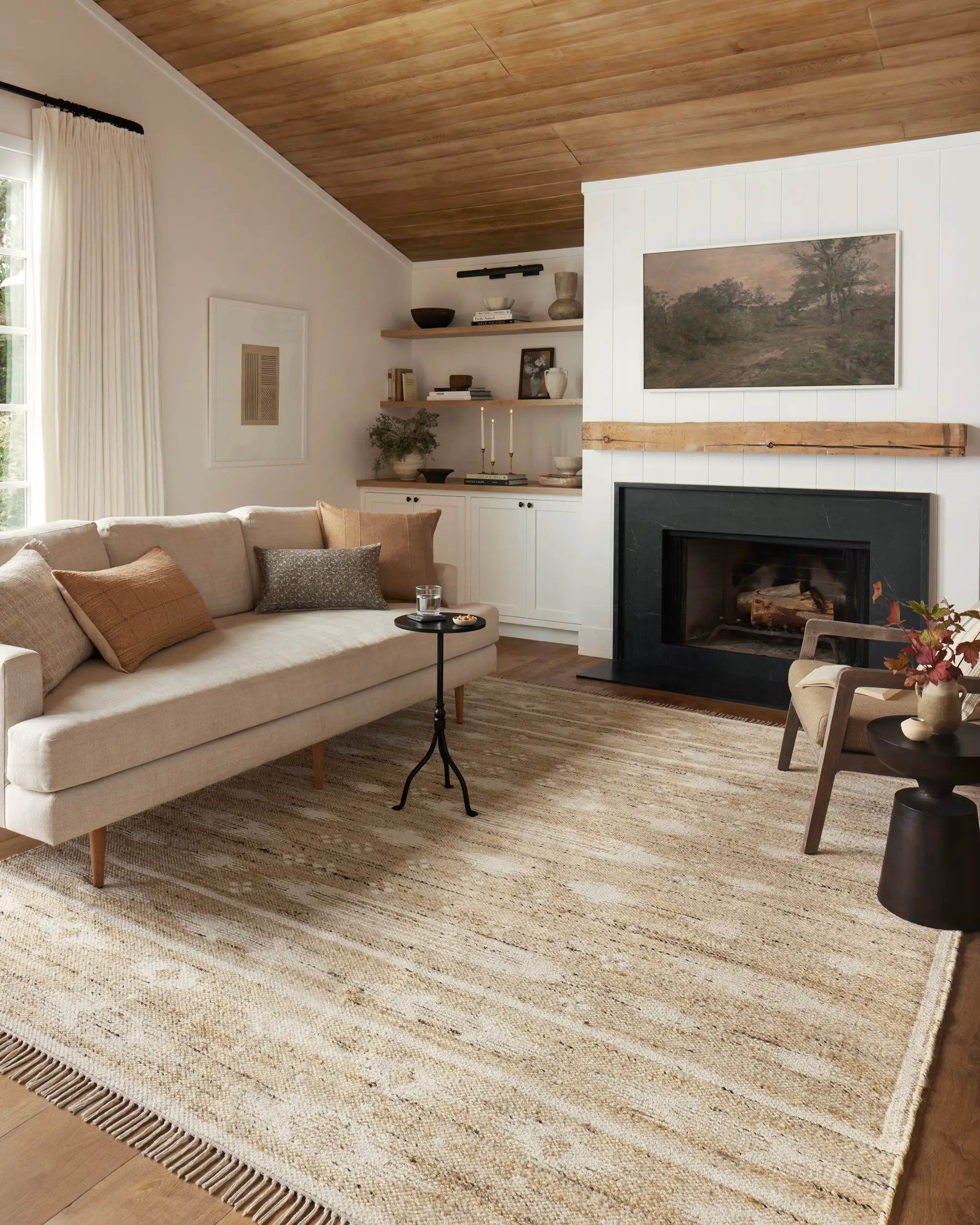 Rivers RIV-04 Natural / Ivory Area Rug by Angela Rose x Loloi
