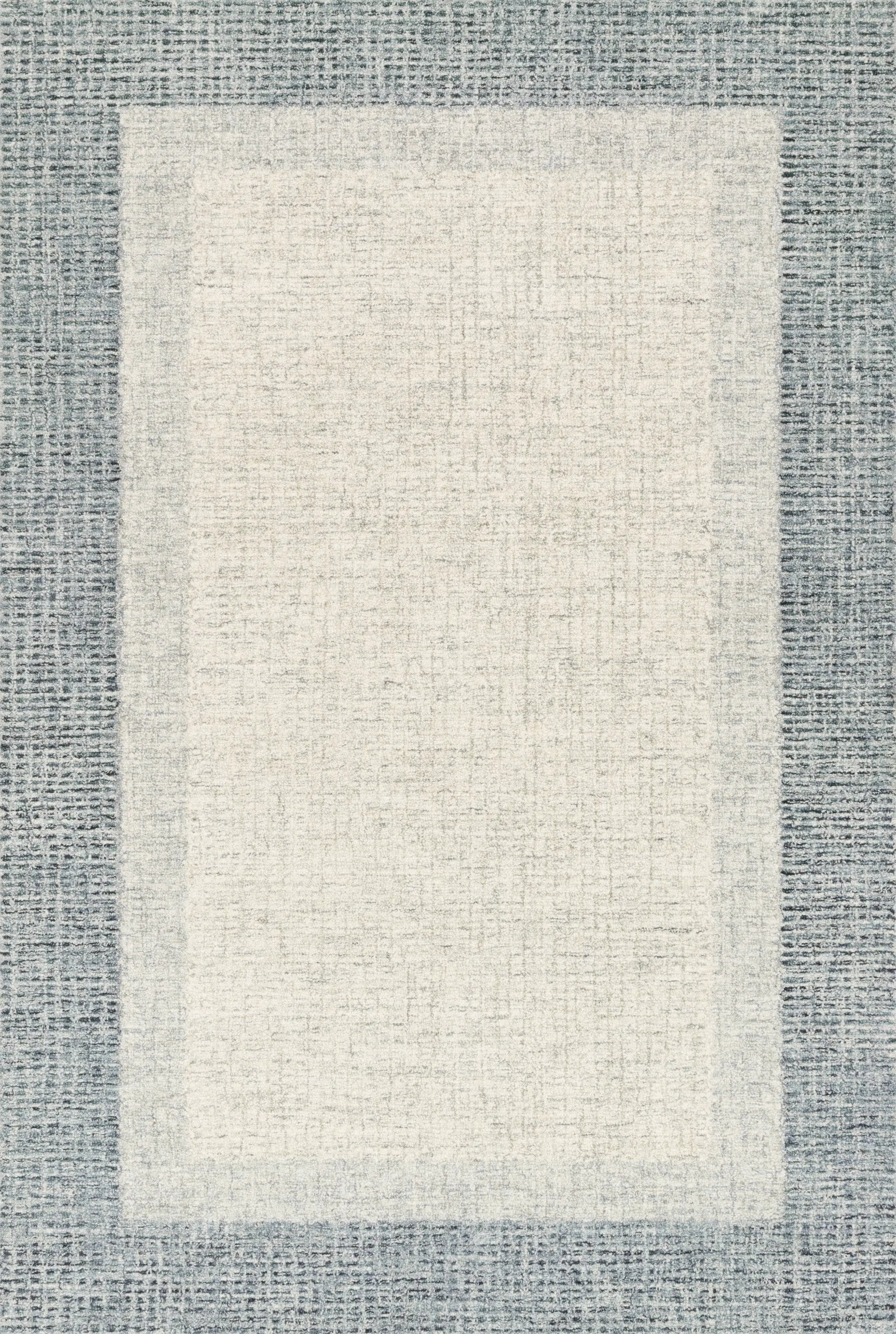 Rosina ROI-01 Grey / Blue Area Rug by Loloi