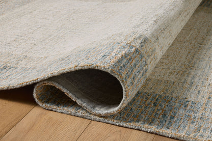 Rosina ROI-01 Sand Area Rug, hand-tufted wool rug with variegated yarns, crafted by artisans in India