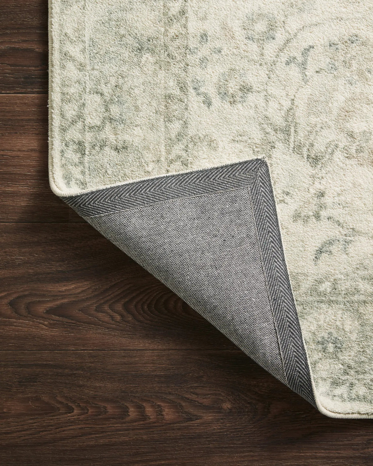Rosette ROS-02 Ivory / Silver Area Rug by Loloi