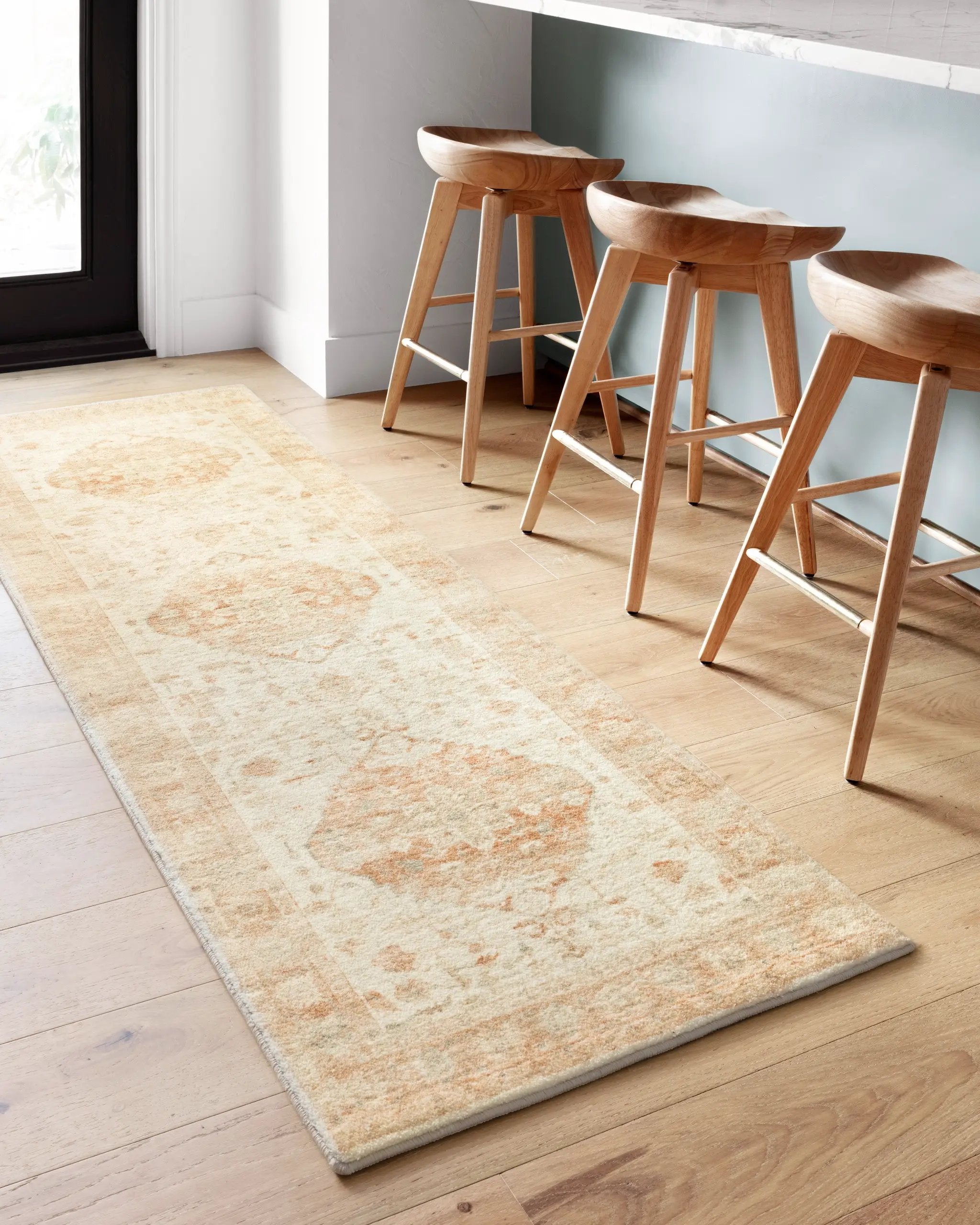 Rosette ROS-03 Ivory / Terracotta Area Rug by Loloi