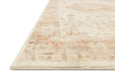 Rosette ROS-03 Ivory/Terracotta Area Rug, ultra-soft with ivory and terracotta tones.