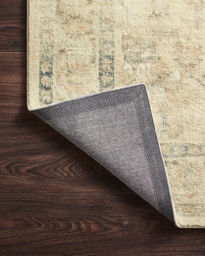 Rosette ROS-05 Sand/Ivory Area Rug, soft sand and ivory pattern.