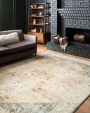 Rosette ROS-06 Clay/Ivory Area Rug, plush clay and ivory design.