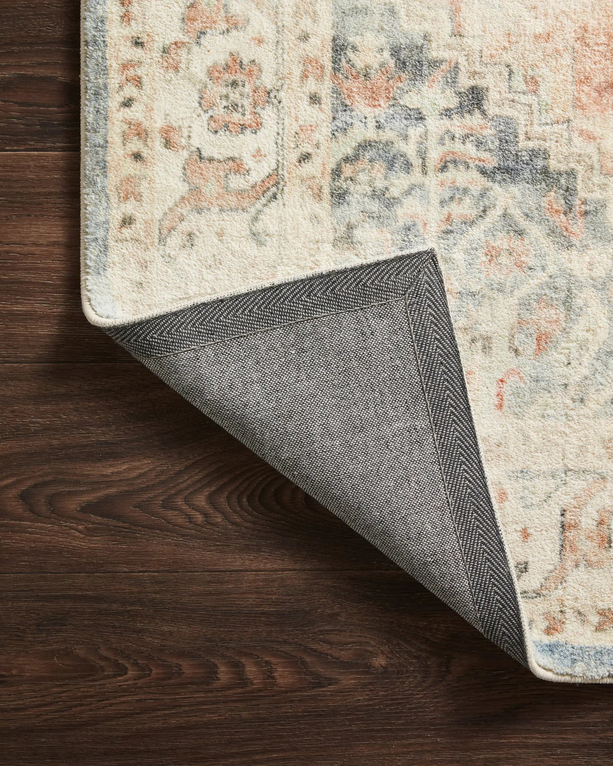 Rosette ROS-06 Clay / Ivory Area Rug by Loloi