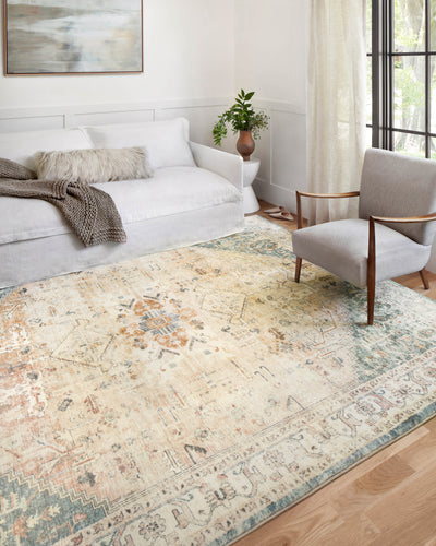 Rosette ROS-06 Clay/Ivory Area Rug, plush clay and ivory design.
