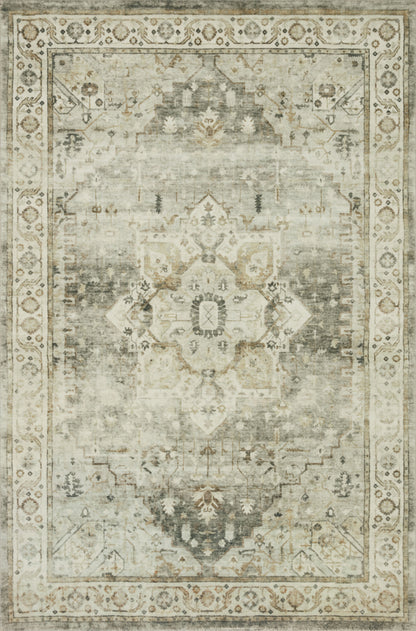 Rosette ROS-09 Sage/Beige Area Rug, soft sage and beige design.