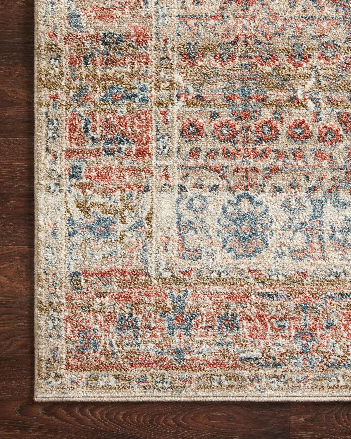 Saban SAB-05 Sand / Rust Area Rug by Loloi