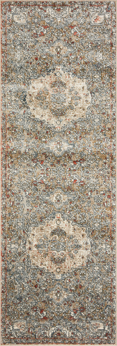 Saban SAB-07 straw and beige area rug with traditional motifs, Turkish power-loomed polyester, stain-resistant and non-shedding