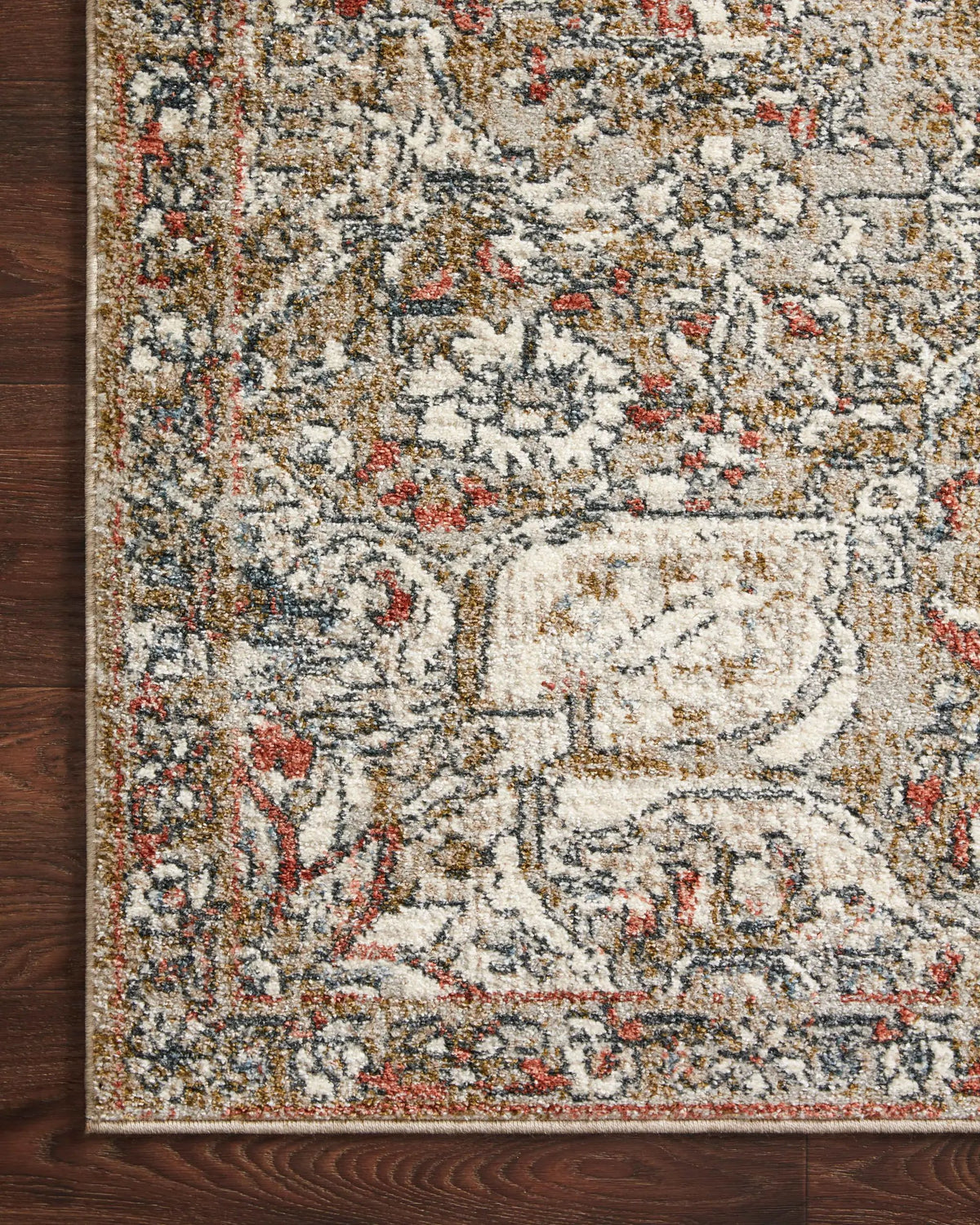 Saban SAB-07 Straw / Beige Area Rug by Loloi