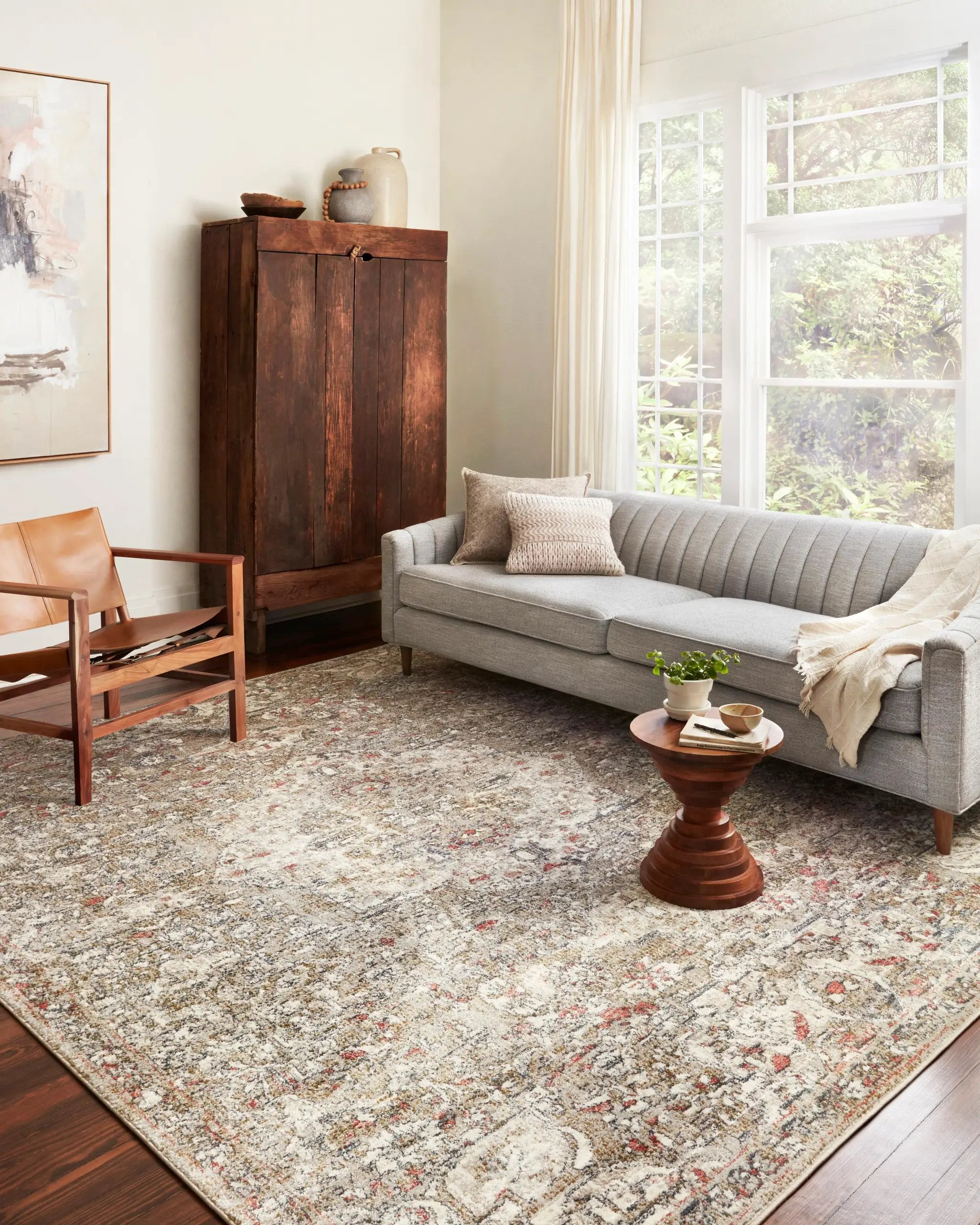 Saban SAB-07 Straw / Beige Area Rug by Loloi
