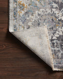 Samra SAM 02 grey multi area rug with subtle color accents, durable polypropylene Turkish rug for modern interiors