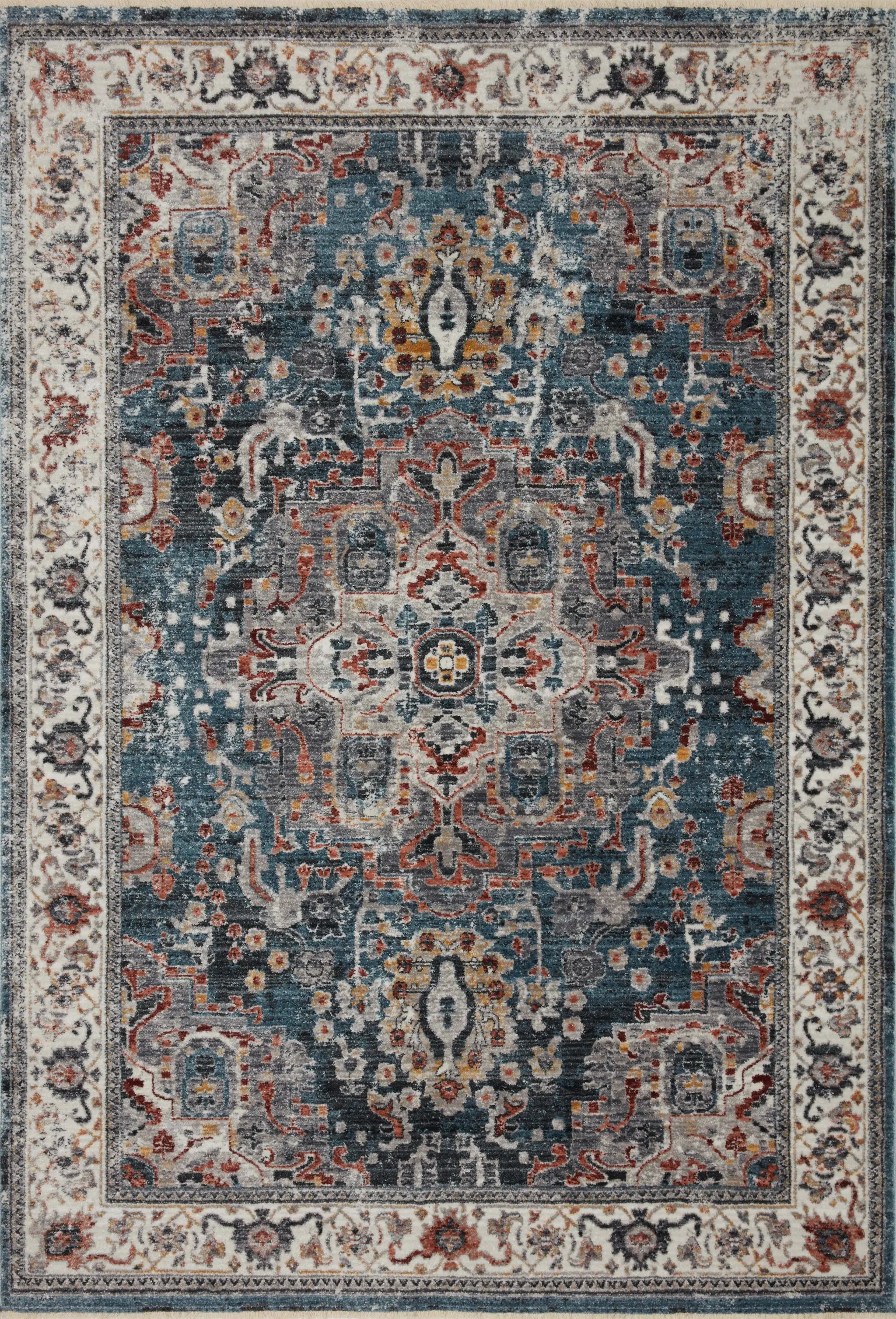 Samra SAM-04 Slate / Multi Area Rug by Loloi