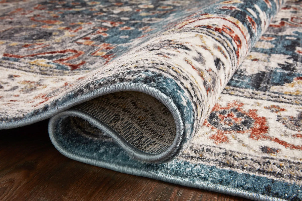 Samra SAM-04 Slate / Multi Area Rug by Loloi