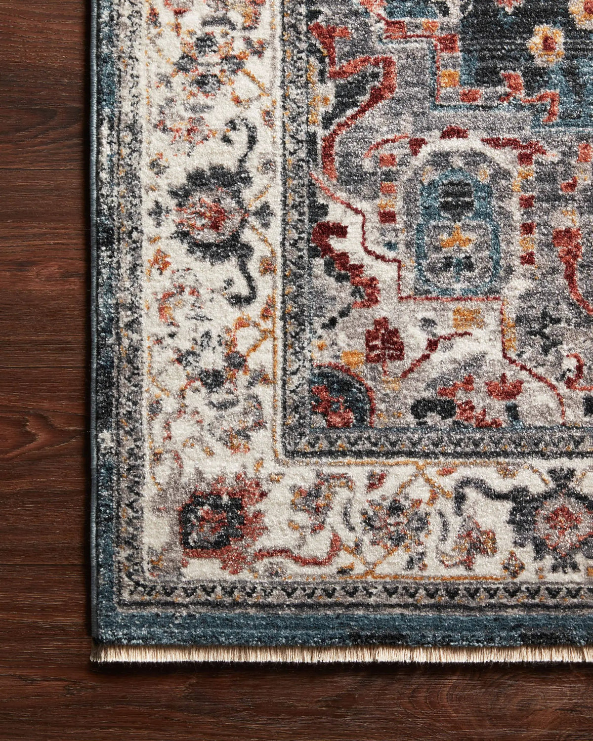 Samra SAM-04 Slate / Multi Area Rug by Loloi