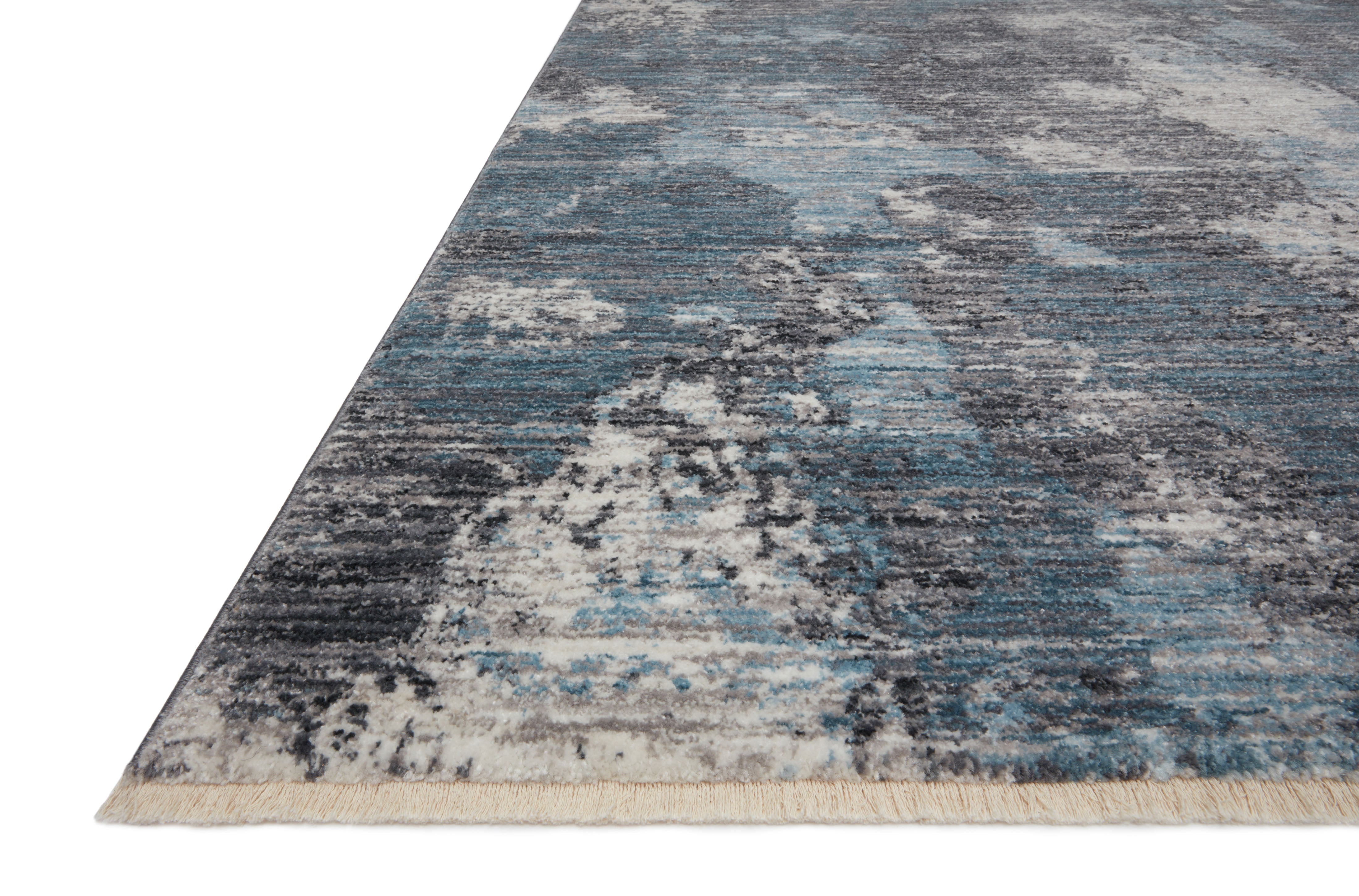 Samra SAM 05 dove sky area rug with light neutral tones, soft polypropylene rug for bright modern interiors